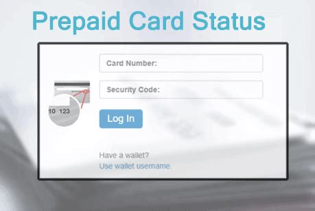 prepaid card status activation